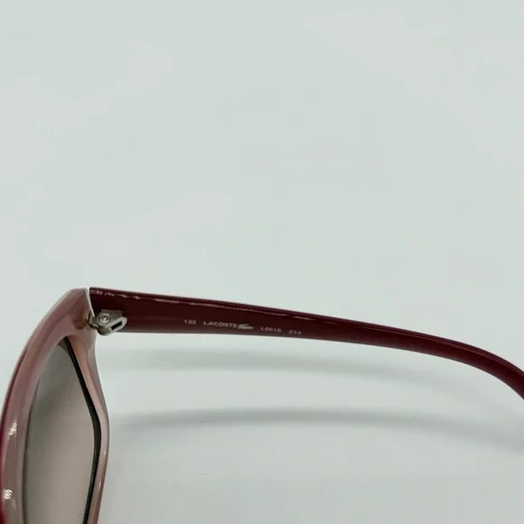 Lacoste L861S Burgundy Cat Eye Sunglasses w/ Case